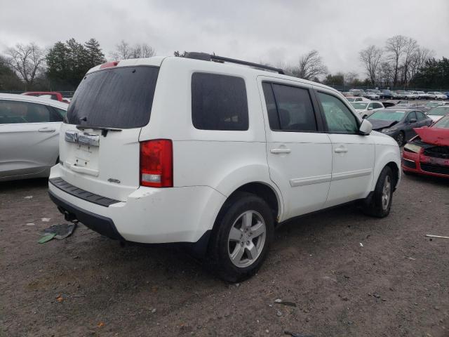 5FNYF4H41BB034758 - 2011 HONDA PILOT EX WHITE photo 3