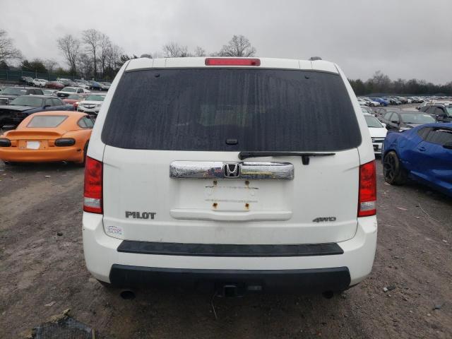 5FNYF4H41BB034758 - 2011 HONDA PILOT EX WHITE photo 6