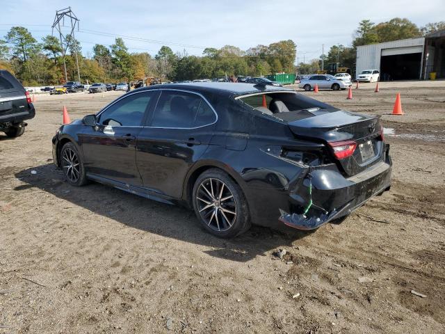 4T1G11AK0NU663100 - 2022 TOYOTA CAMRY SE BLACK photo 2