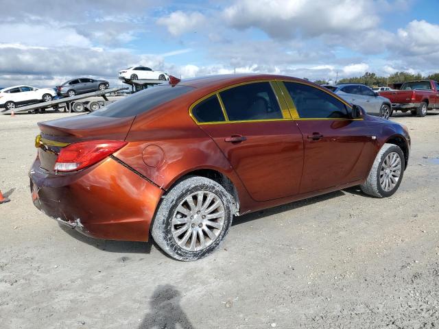 W04GN5EC6B1011432 - 2011 BUICK REGAL CXL ORANGE photo 3