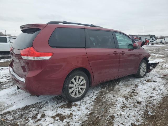 5TDJK3DC5CS044176 - 2012 TOYOTA SIENNA LE RED photo 3