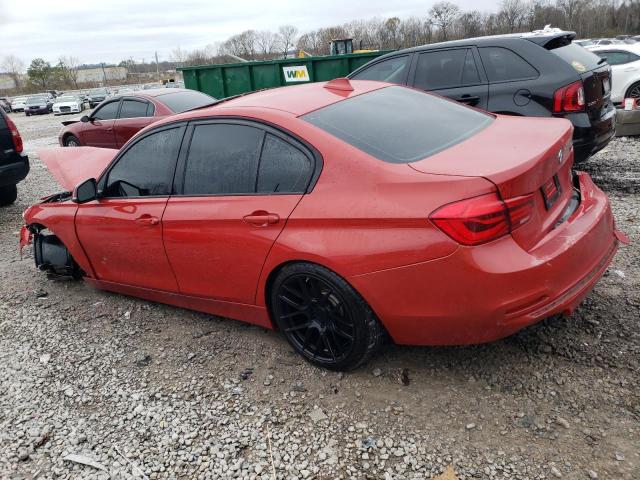 WBA8E9G56GNT82782 - 2016 BMW 328 I SULEV RED photo 2