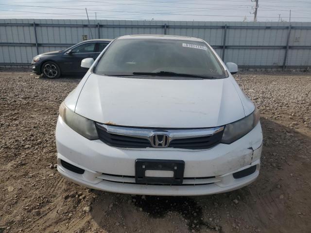 19XFB2F89CE075532 - 2012 HONDA CIVIC EX WHITE photo 5