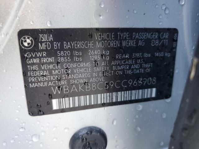 WBAKB8C59CC963908 - 2012 BMW ALPINA B7 LI Silber Foto 12