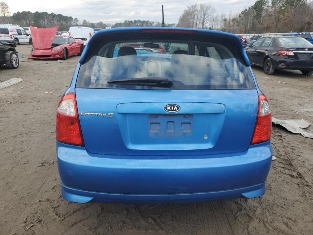 KNAFE161865345674 - 2006 KIA SPECTRA5 BLUE photo 6