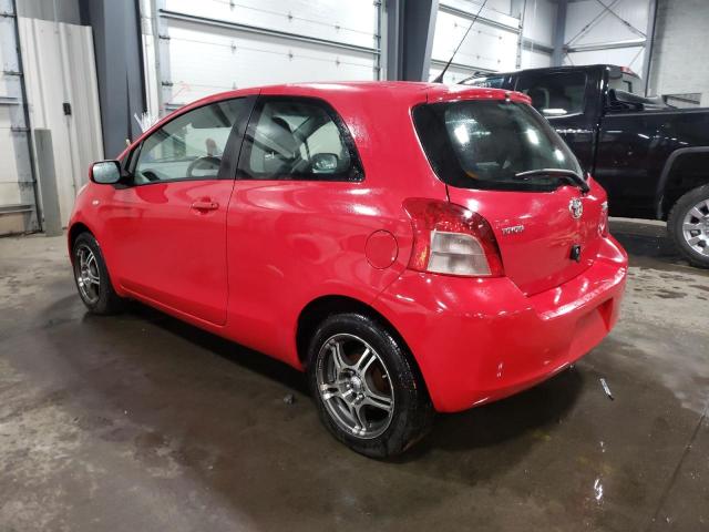 JTDJT923385168981 - 2008 TOYOTA YARIS RED photo 2