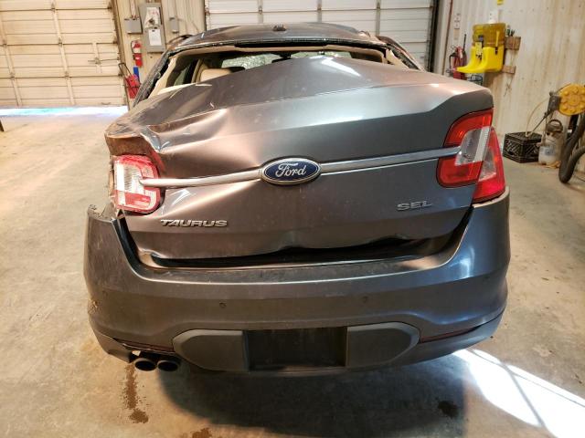 1FAHP2EW5BG123736 - 2011 FORD TAURUS SEL GRAY photo 6