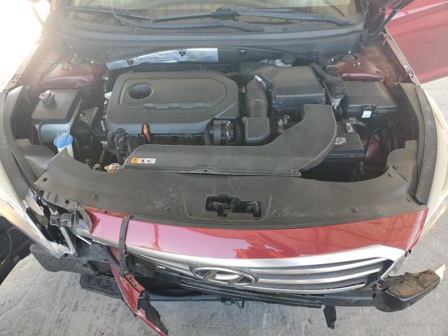 5NPE24AF9FH184098 - 2015 HYUNDAI SONATA SE RED photo 11