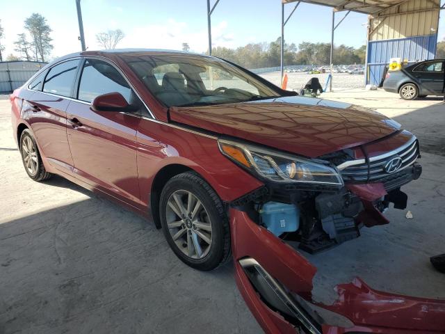 5NPE24AF9FH184098 - 2015 HYUNDAI SONATA SE RED photo 4