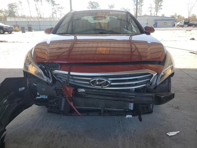 5NPE24AF9FH184098 - 2015 HYUNDAI SONATA SE RED photo 5