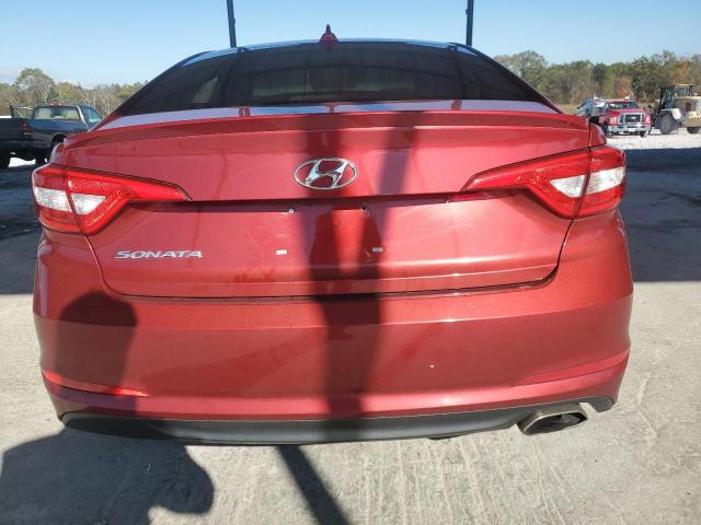 5NPE24AF9FH184098 - 2015 HYUNDAI SONATA SE RED photo 6