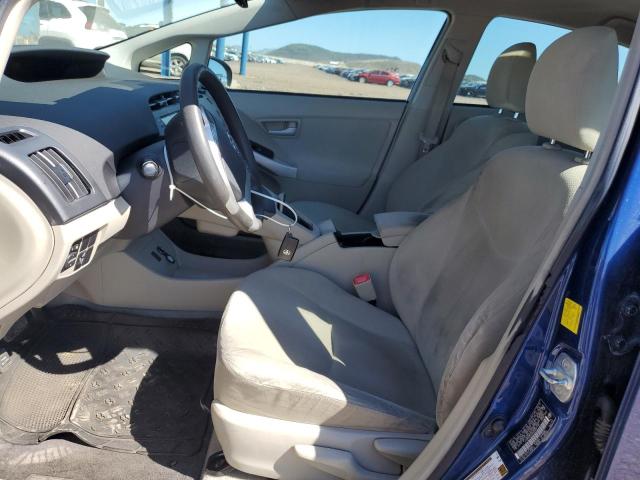 JTDKN3DU2A0200145 - 2010 TOYOTA PRIUS BLUE photo 7
