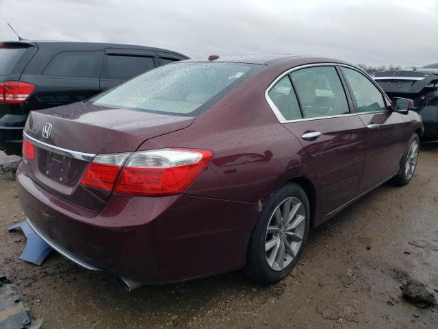 1HGCR2F80DA149456 - 2013 HONDA ACCORD EXL BURGUNDY photo 3