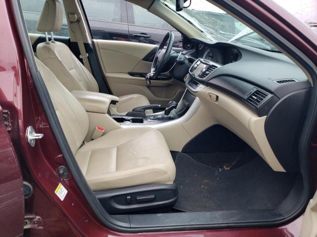 1HGCR2F80DA149456 - 2013 HONDA ACCORD EXL BURGUNDY photo 7