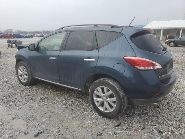 JN8AZ1MW6EW525510 - 2014 NISSAN MURANO S BLUE photo 2