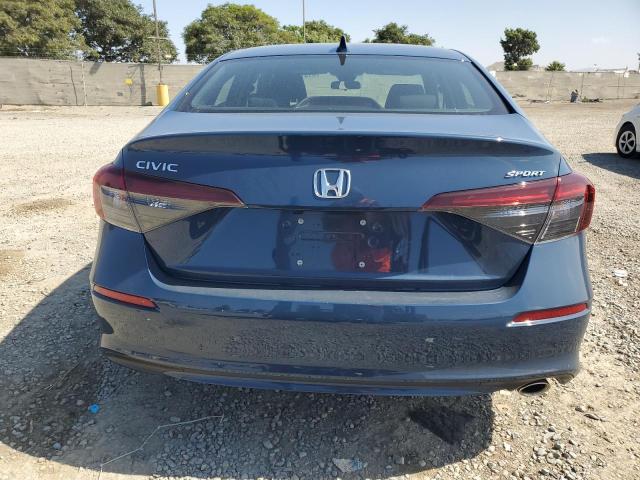 2HGFE2F59SH585638 - 2025 HONDA CIVIC SPORT BLUE photo 6