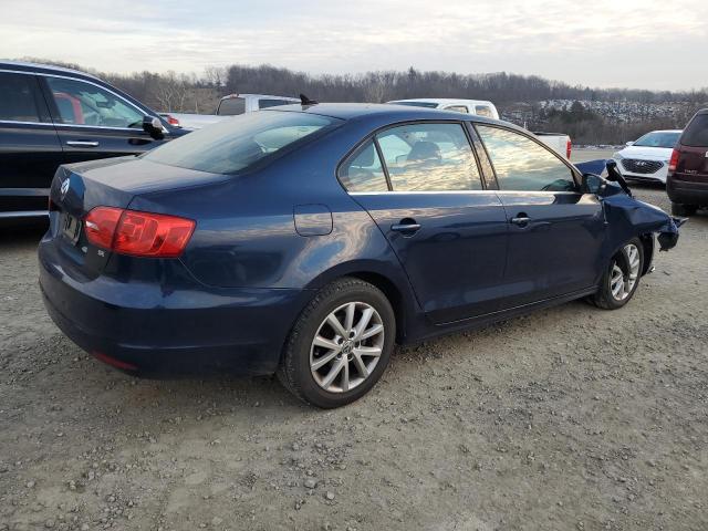 3VWD07AJ9EM436445 - 2014 VOLKSWAGEN JETTA SE BLUE photo 3