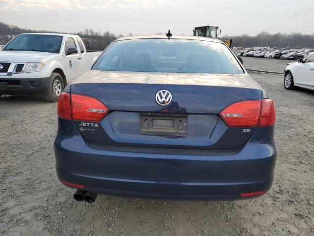 3VWD07AJ9EM436445 - 2014 VOLKSWAGEN JETTA SE BLUE photo 6