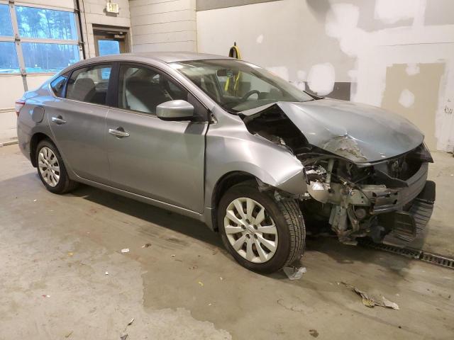 3N1AB7AP9EL676852 - 2014 NISSAN SENTRA S SILVER photo 4