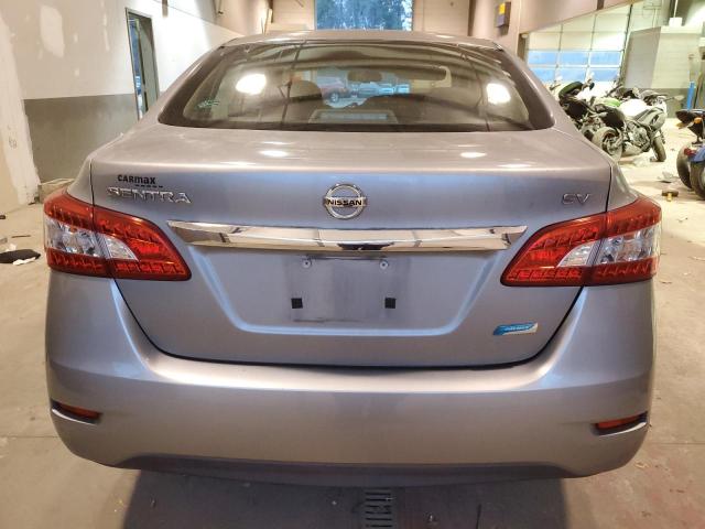 3N1AB7AP9EL676852 - 2014 NISSAN SENTRA S SILVER photo 6