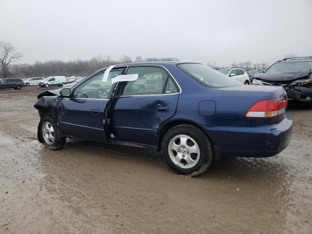 JHMCG66571C010389 - 2001 HONDA ACCORD LX BLUE photo 2