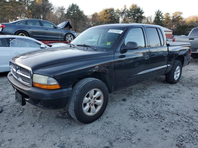 1D7HL38K54S679894 - 2004 DODGE DAKOTA QUAD SPORT BLACK photo 1