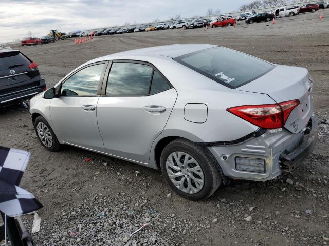 2T1BURHE2HC831177 - 2017 TOYOTA COROLLA L SILVER photo 2