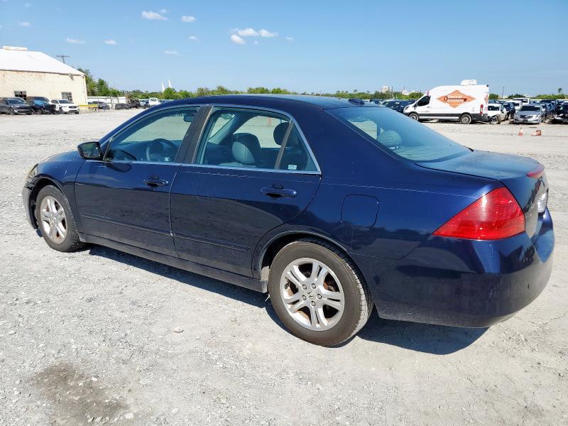 1HGCM56827A153657 - 2007 HONDA ACCORD EX BLUE photo 2