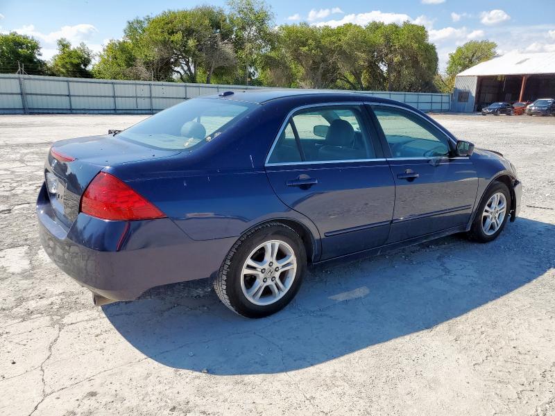 1HGCM56827A153657 - 2007 HONDA ACCORD EX BLUE photo 3