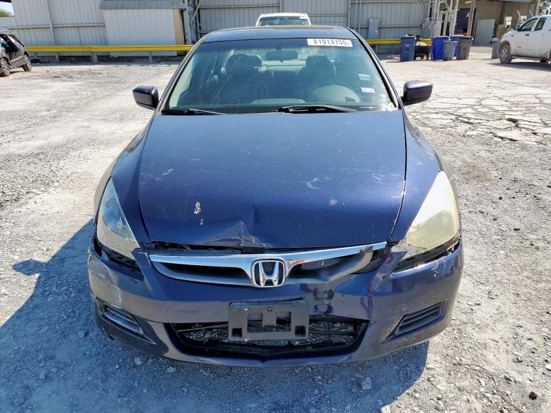 1HGCM56827A153657 - 2007 HONDA ACCORD EX BLUE photo 5