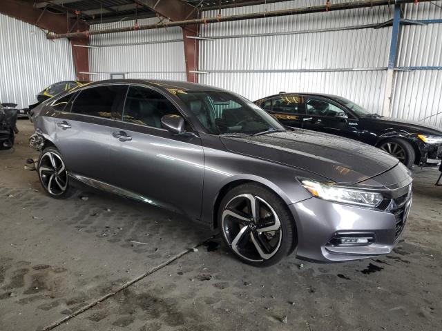 1HGCV1F33JA145827 - 2018 HONDA ACCORD SPORT Gri fotoğraf 4