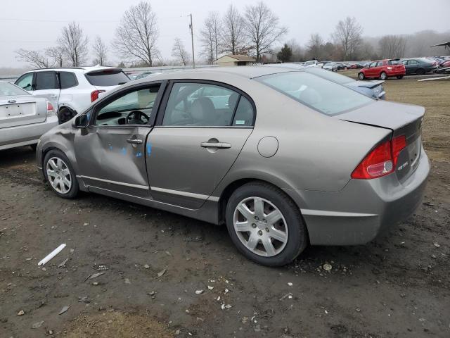 1HGFA16506L095314 - 2006 HONDA CIVIC LX TAN photo 2