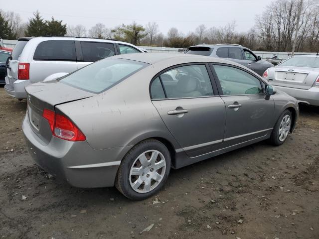 1HGFA16506L095314 - 2006 HONDA CIVIC LX TAN photo 3