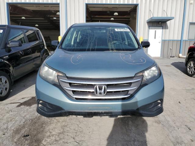 2HKRM4H39CH620922 - 2012 HONDA CR-V LX BLUE photo 5