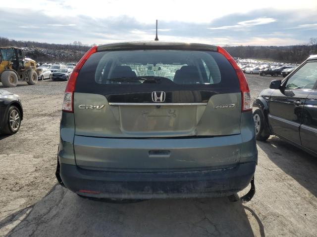 2HKRM4H39CH620922 - 2012 HONDA CR-V LX BLUE photo 6