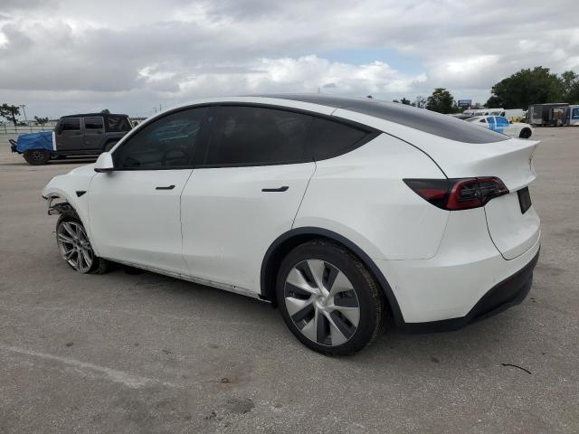 5YJYGDEE0MF295909 - 2021 TESLA MODEL Y Blanc photo 2