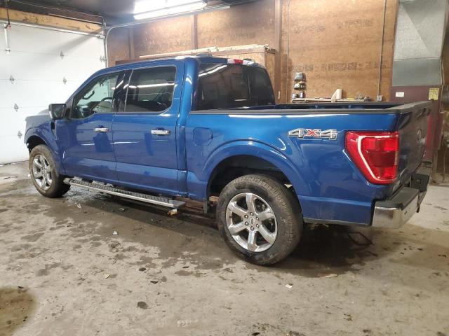 1FTFW1E81NFC06364 - 2022 FORD F150 SUPERCREW BLUE photo 2