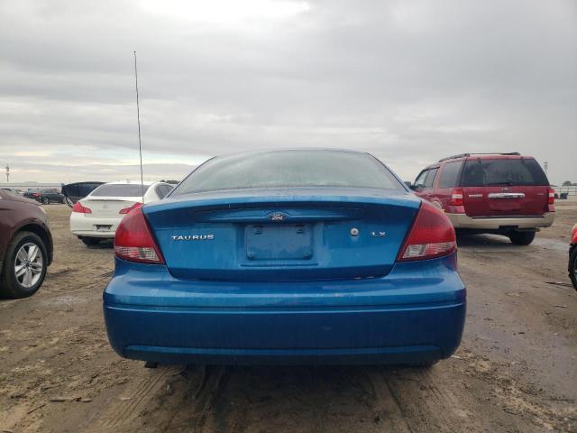 1FAFP52294A189576 - 2004 FORD TAURUS LX BLUE photo 6