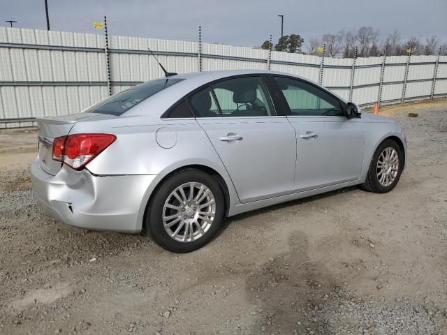 1G1PJ5SC4C7191541 - 2012 CHEVROLET CRUZE ECO SILVER photo 3