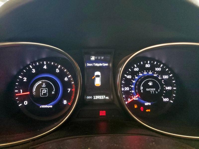 5XYZU3LA8DG035550 - 2013 HYUNDAI SANTA FE S Մոխրագույն լուսանկար 9