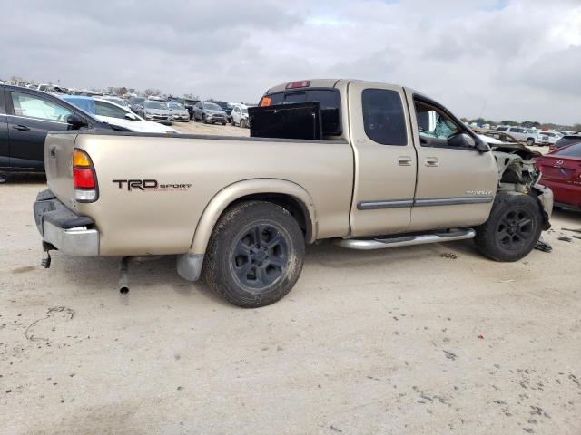 5TBRT34143S367819 - 2003 TOYOTA TUNDRA ACCESS CAB SR5 GOLD photo 3