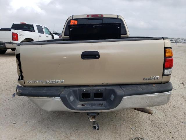 5TBRT34143S367819 - 2003 TOYOTA TUNDRA ACCESS CAB SR5 GOLD photo 6