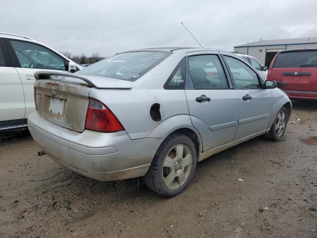 1FAHP34N67W291154 - 2007 FORD FOCUS ZX4 SILVER photo 3