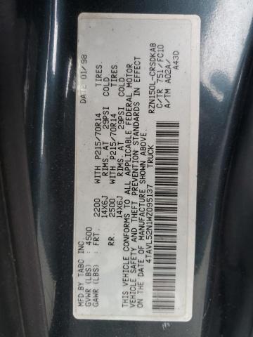 4TAVL52N1WZ095137 - 1998 TOYOTA TACOMA XTRACAB GREEN photo 12