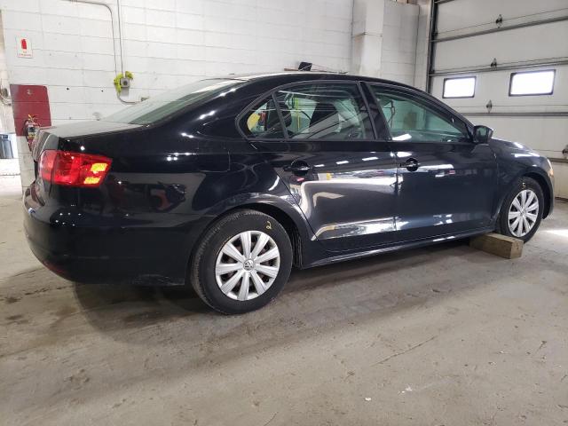 3VW1K7AJ4DM254468 - 2013 VOLKSWAGEN JETTA BASE Czarny zdjęcie 3