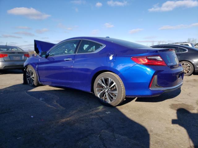 1HGCT1B88HA004589 - 2017 HONDA ACCORD EXL BLUE photo 2