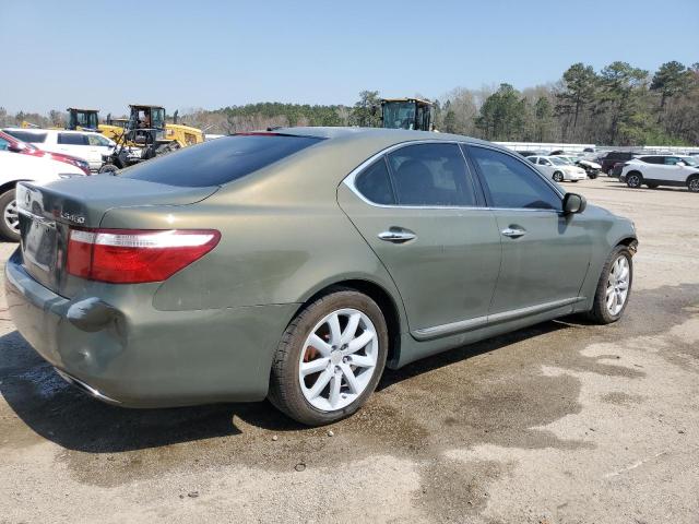 JTHBL46F885074914 - 2008 LEXUS LS 460 GREEN photo 3