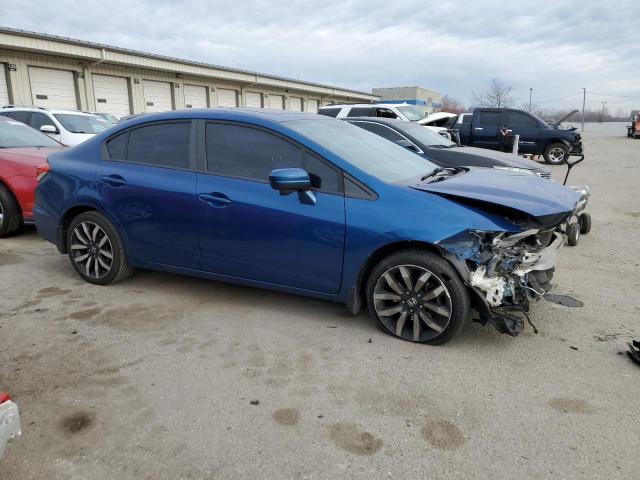 19XFB2F93FE027134 - 2015 HONDA CIVIC EXL 蓝色 照片 4