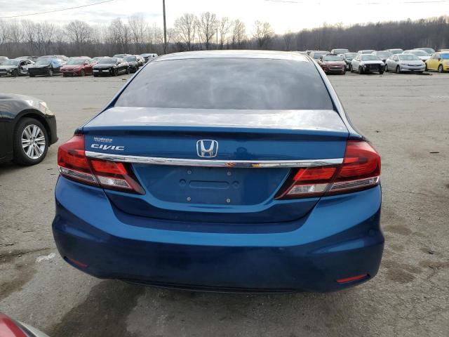 19XFB2F93FE027134 - 2015 HONDA CIVIC EXL BLUE photo 6