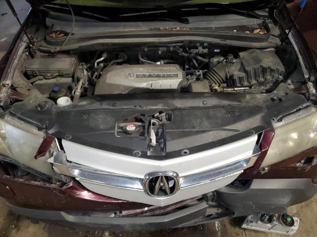 2HHYD28289H900126 - 2009 ACURA MDX PURPLE photo 12